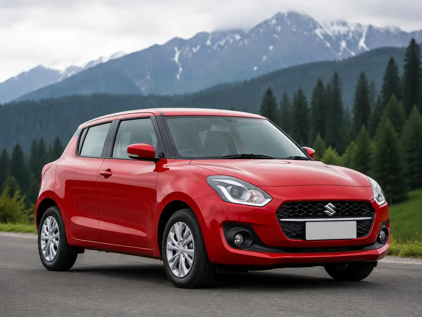 Maruti Swift self drive car rental in Srinagar Kashmir